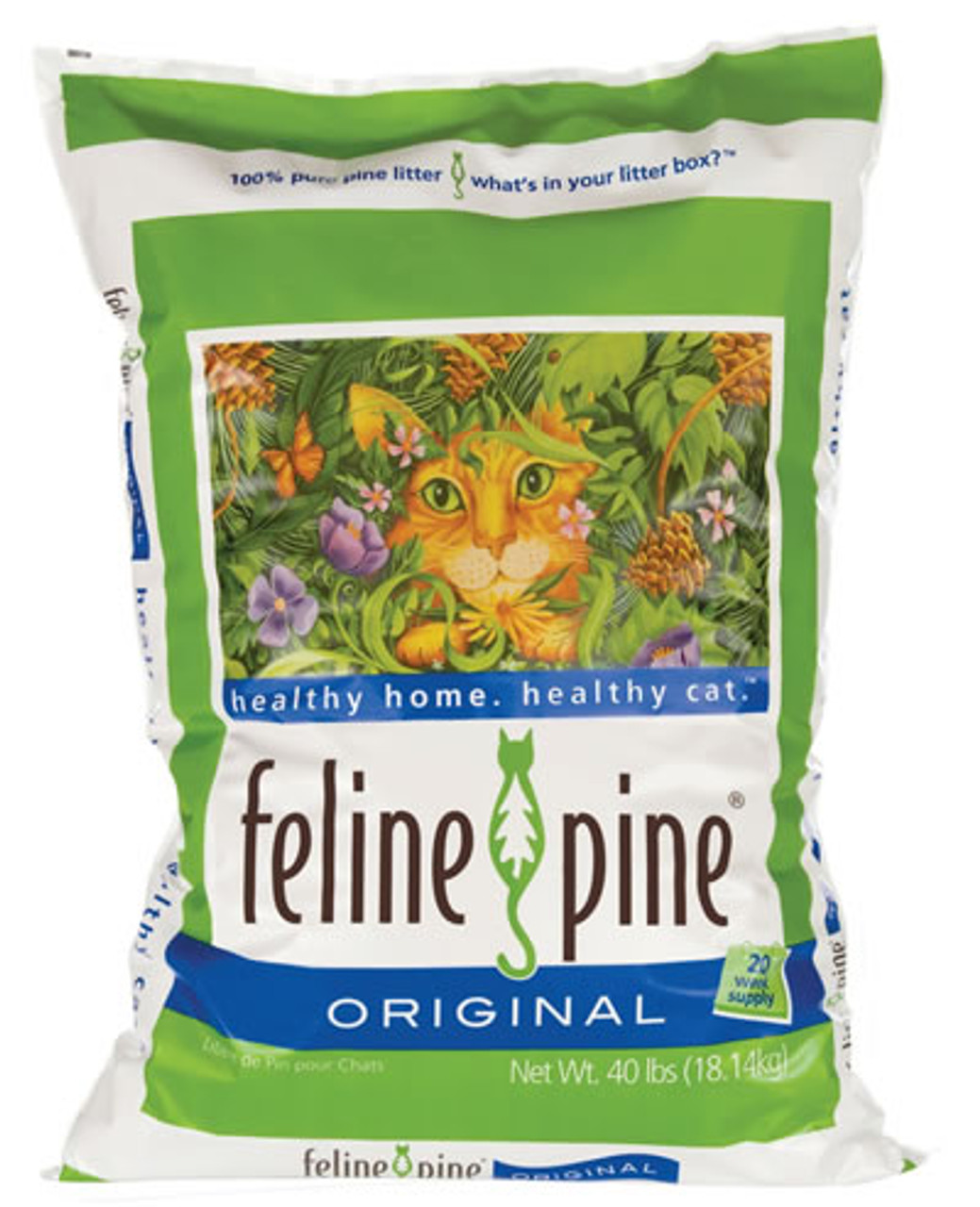 Feline Pine Cat Litter， 40 Pound