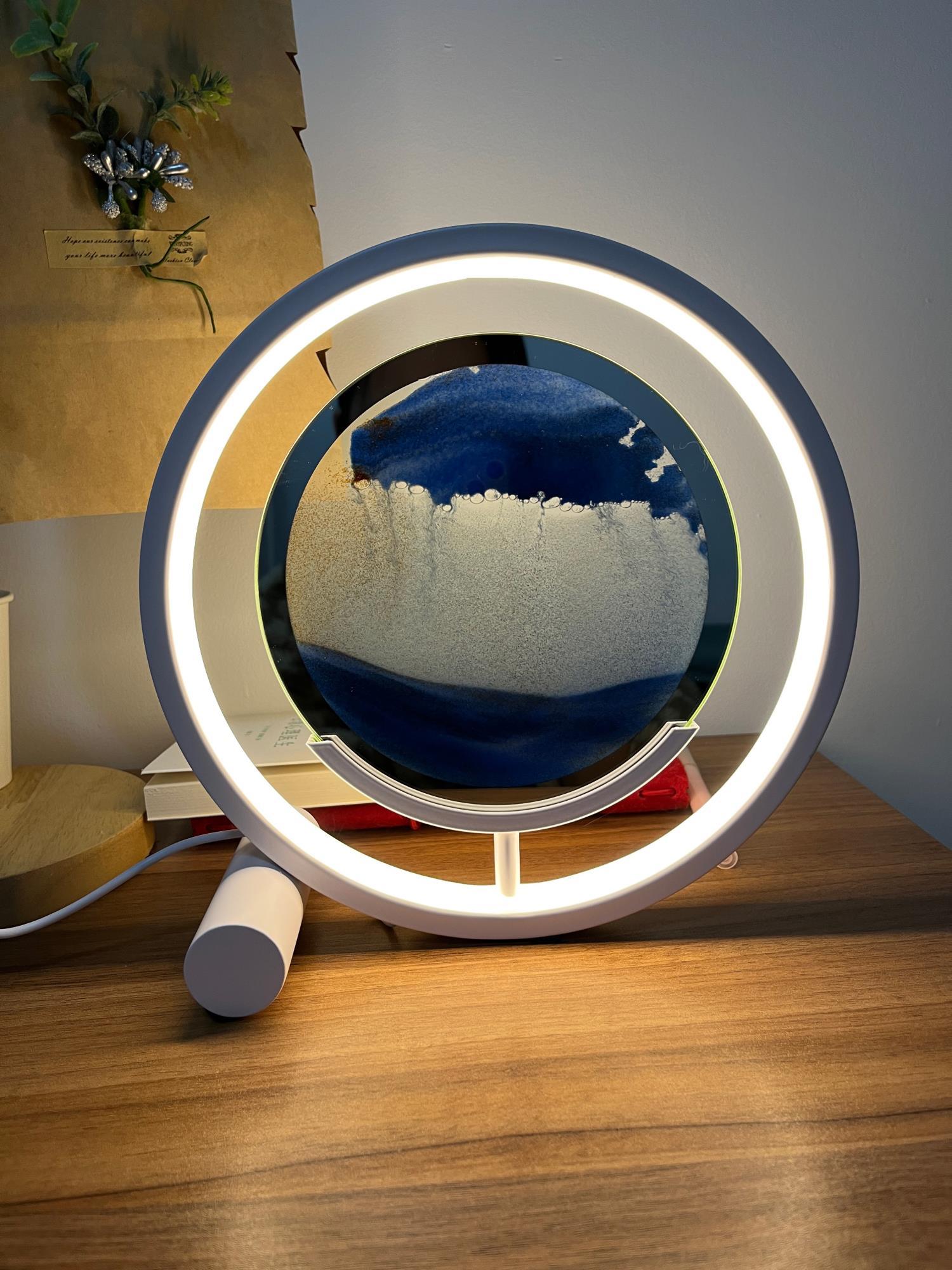 Relaxing Sand Built-in Battery Table Lamp