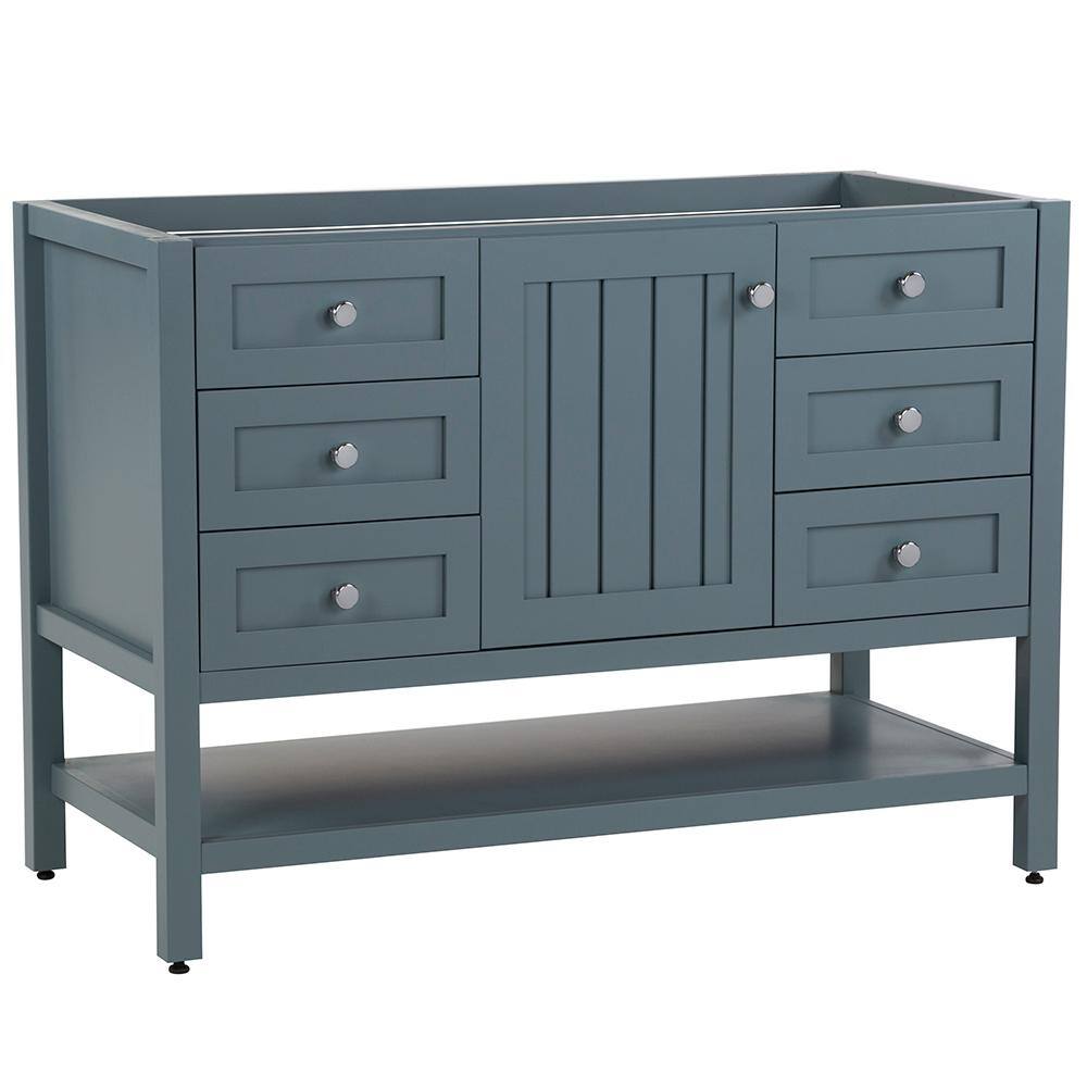 Home Decorators Collection Lanceton 48 in. W x 22 in. D x 34 in. H Bath Vanity Cabinet Only in Sage LT48-SE