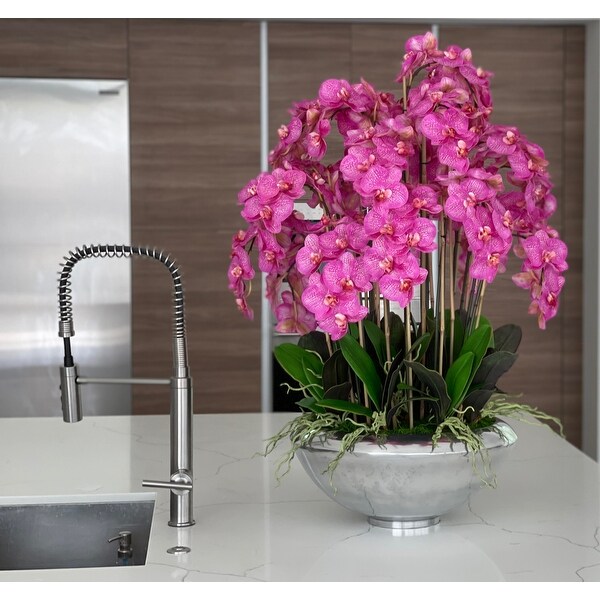 Avenue bowl with Phalaenopsis orchids