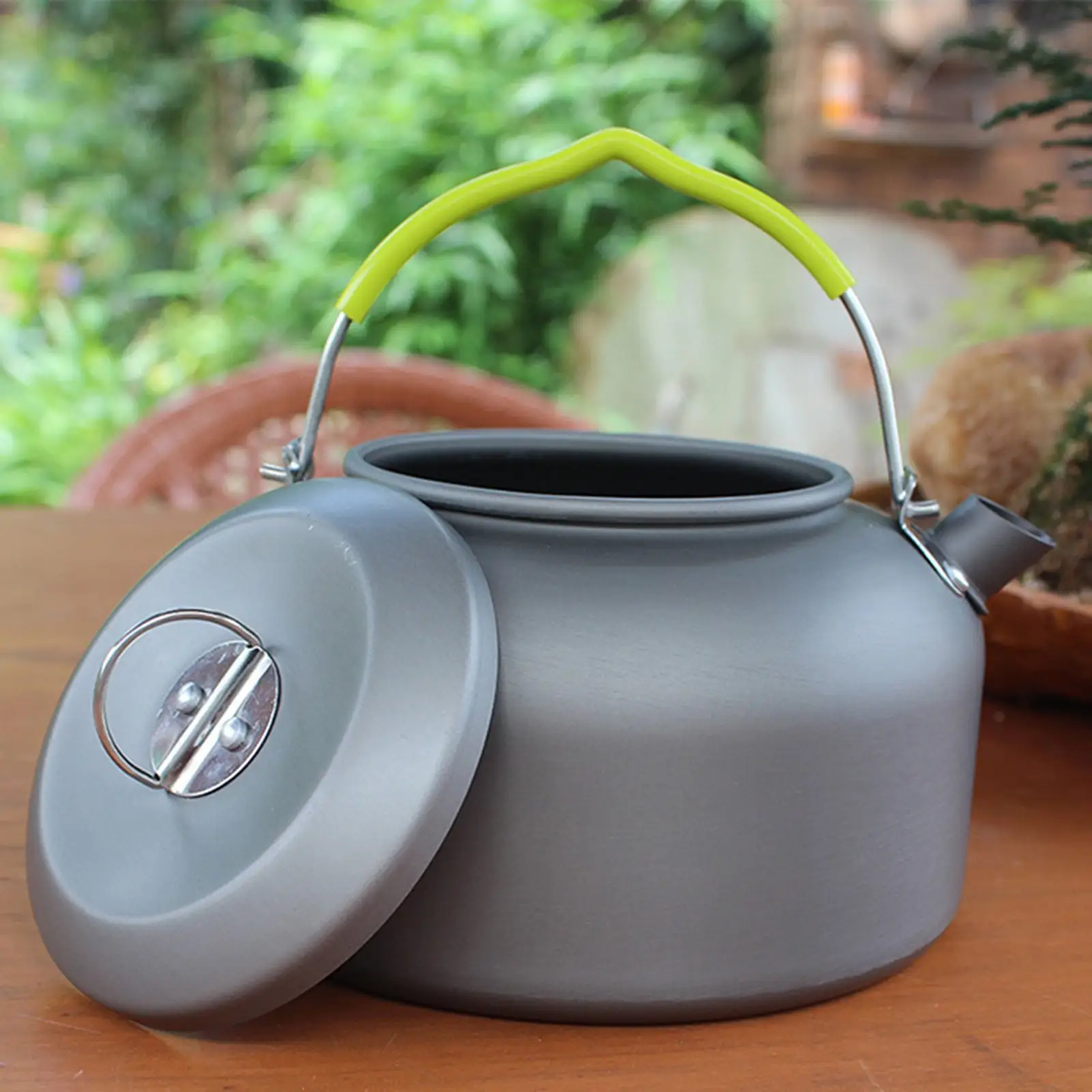 NPOT Camping Kettle Outdoor Coffee Pot Teapot Water Pot for Hiking Picnic Cooking