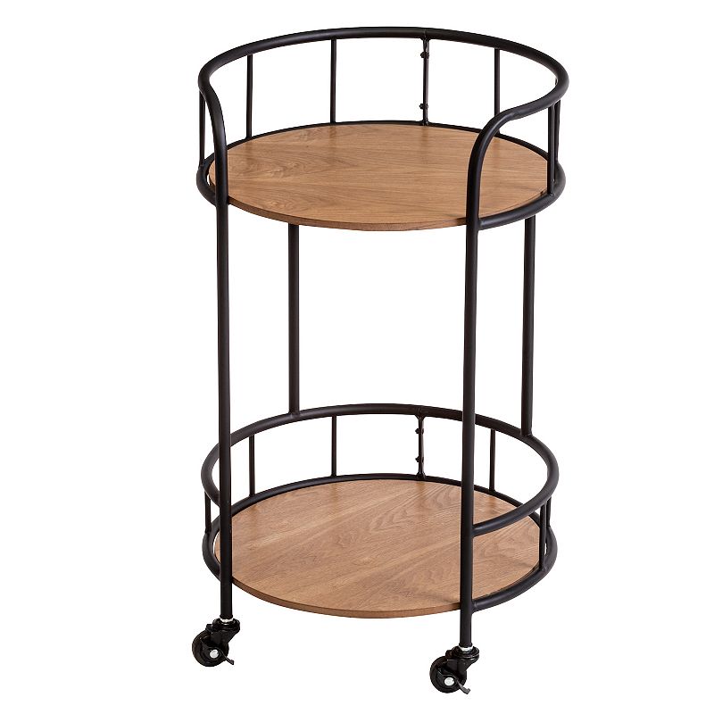 Honey-Can-Do 2-Tier Rolling End Table