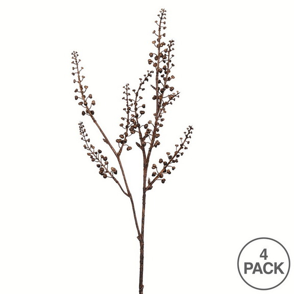 Vickerman FV195527 27 Brown Berry Spray 4/Pk