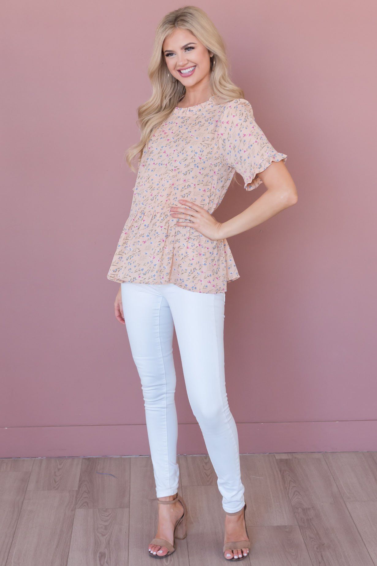 Fearless Heart Floral Blouse