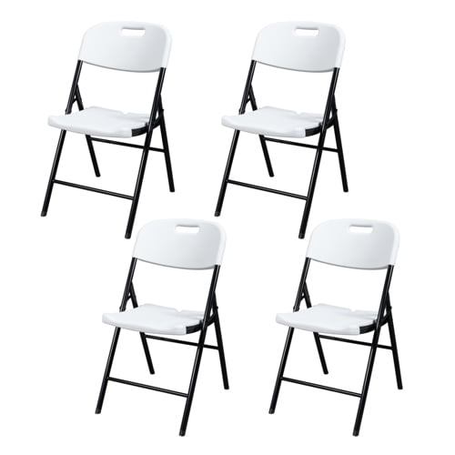 UBesGoo Plastic Folding Chairs Wedding Banquet Seat Premium Party Event Chair