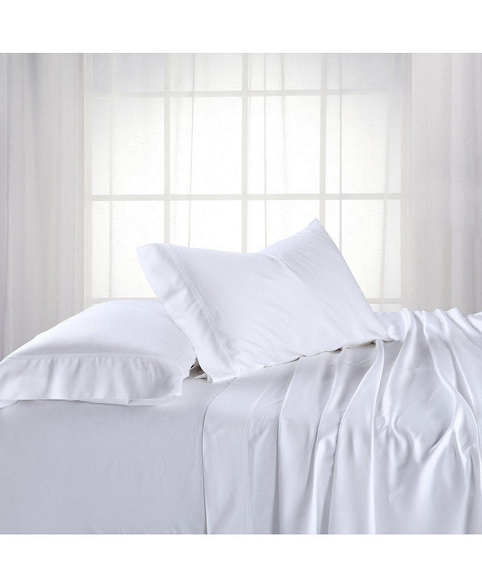 Egyptian Linens Viscose from Bamboo Cotton Hybrid Sheet Set， Split King