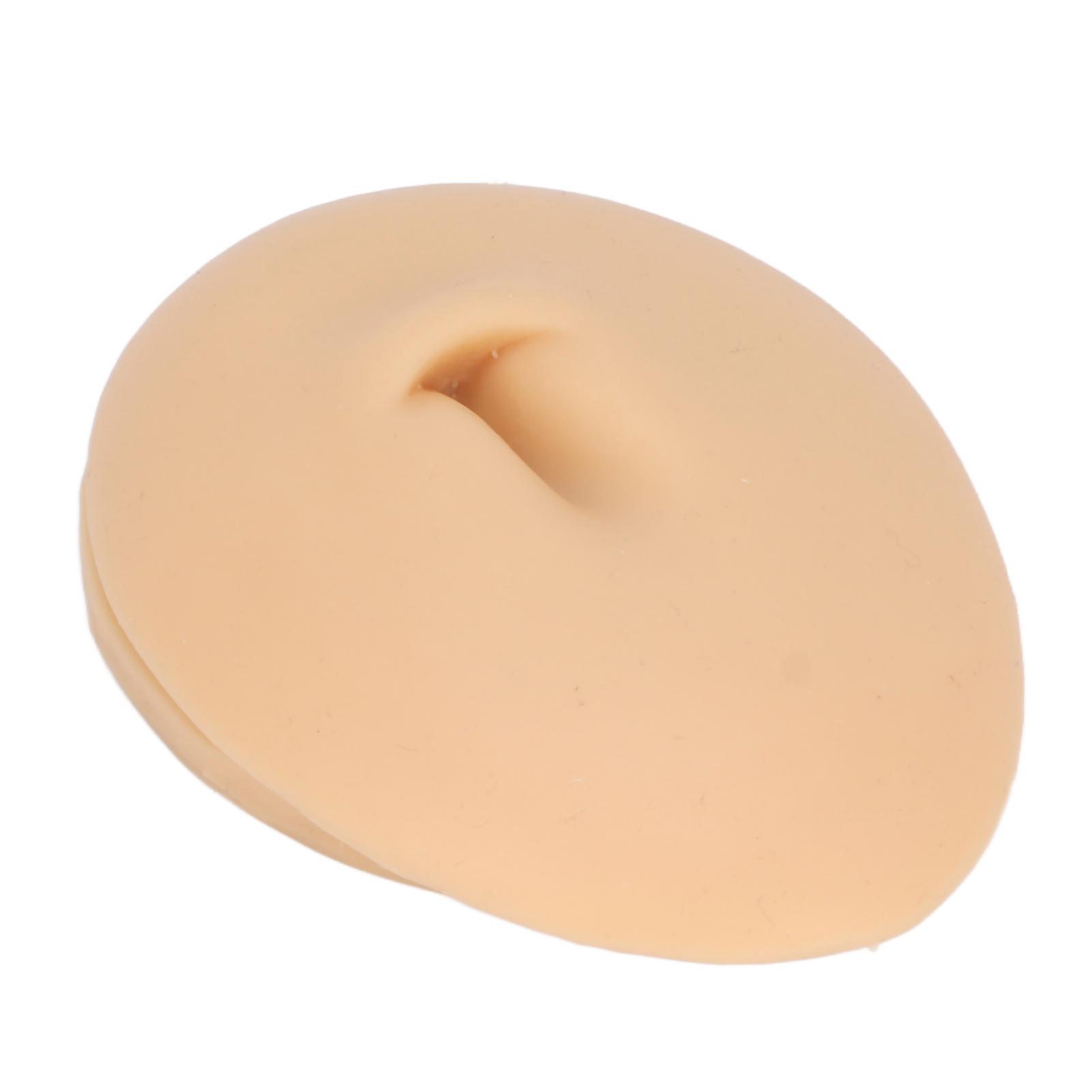 Silicone Navel Model Acupuncture Display Soft Human Belly Button Model For Piercing Practice