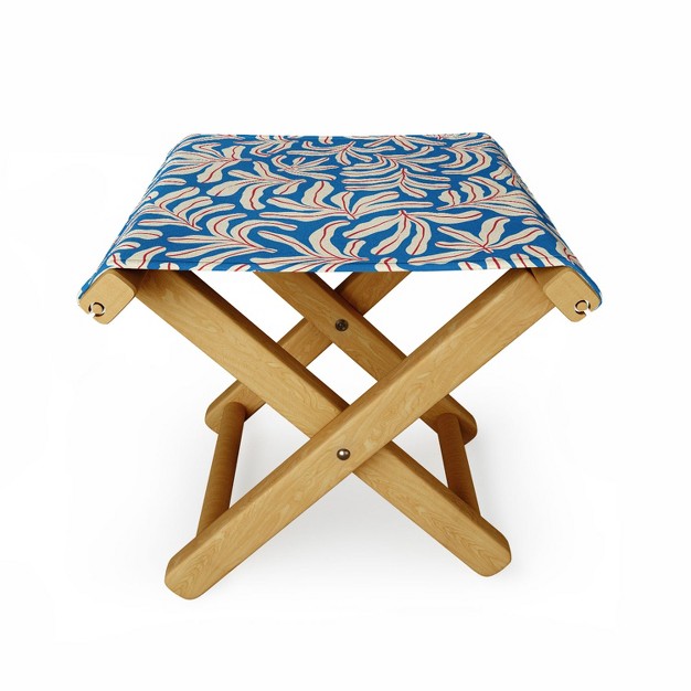 Alisa Galitsyna Lazy Summer Pattern 2 Folding Stool Society6