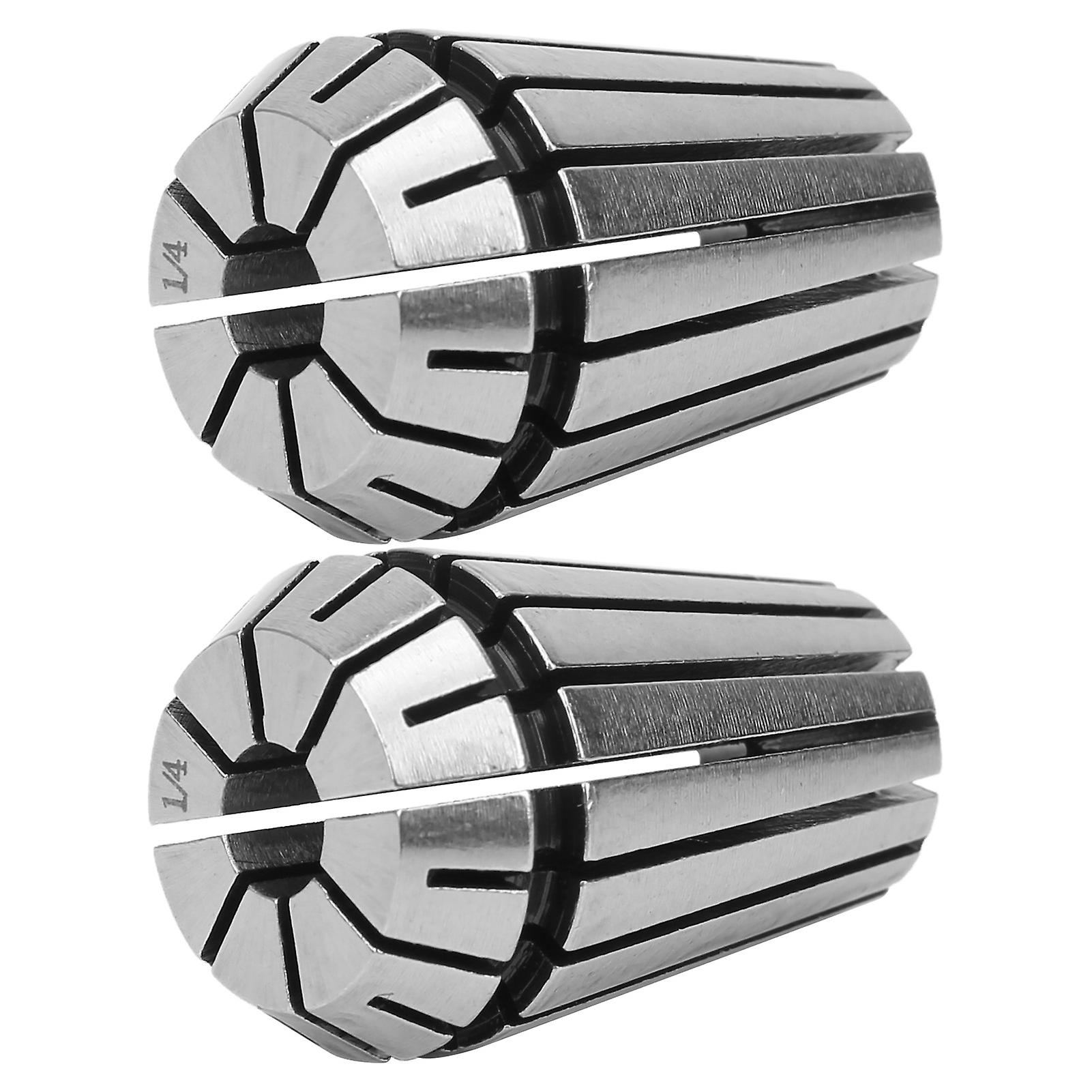 2pcs Spring Collet Cnc Milling Lathe High Speed Engraving Tool Er206.5mm For 1/2 Extension Rod