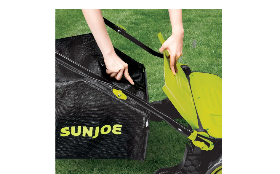 Sun Joe AJ805E 15 in. 13 Amp Electric Lawn Dethatcher with Collection Bag