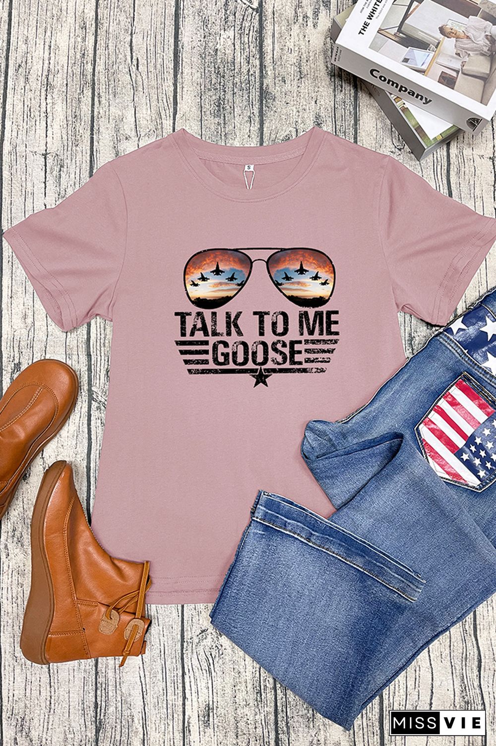 Talk To Me Goose Graphic T-Shirt Wholesale