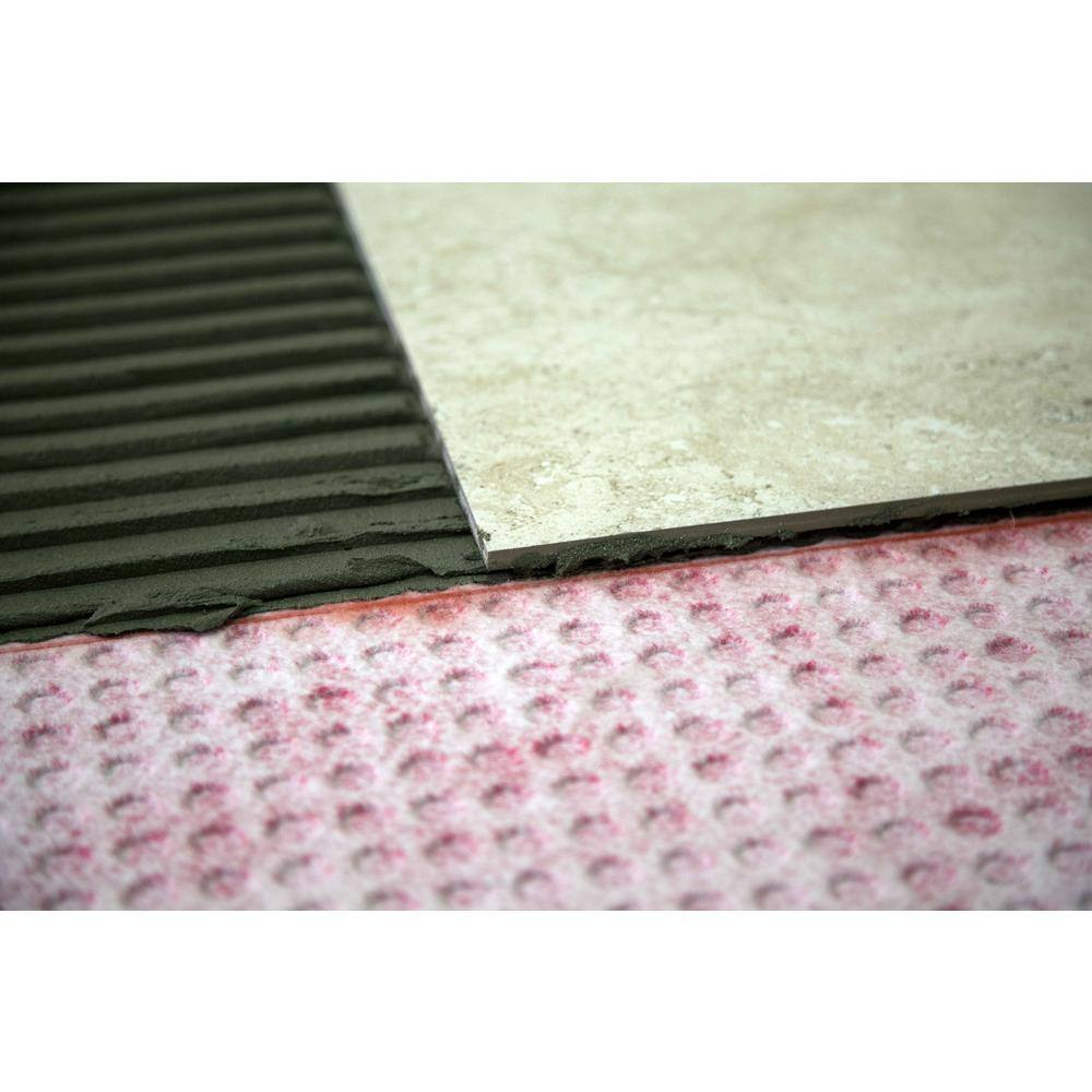 Custom Building Products RedGard 39.4 in. W x 16.5 ft. L x 3 mm T Uncoupling Mat for Tile Ceramic Porcelain Stone RGM254