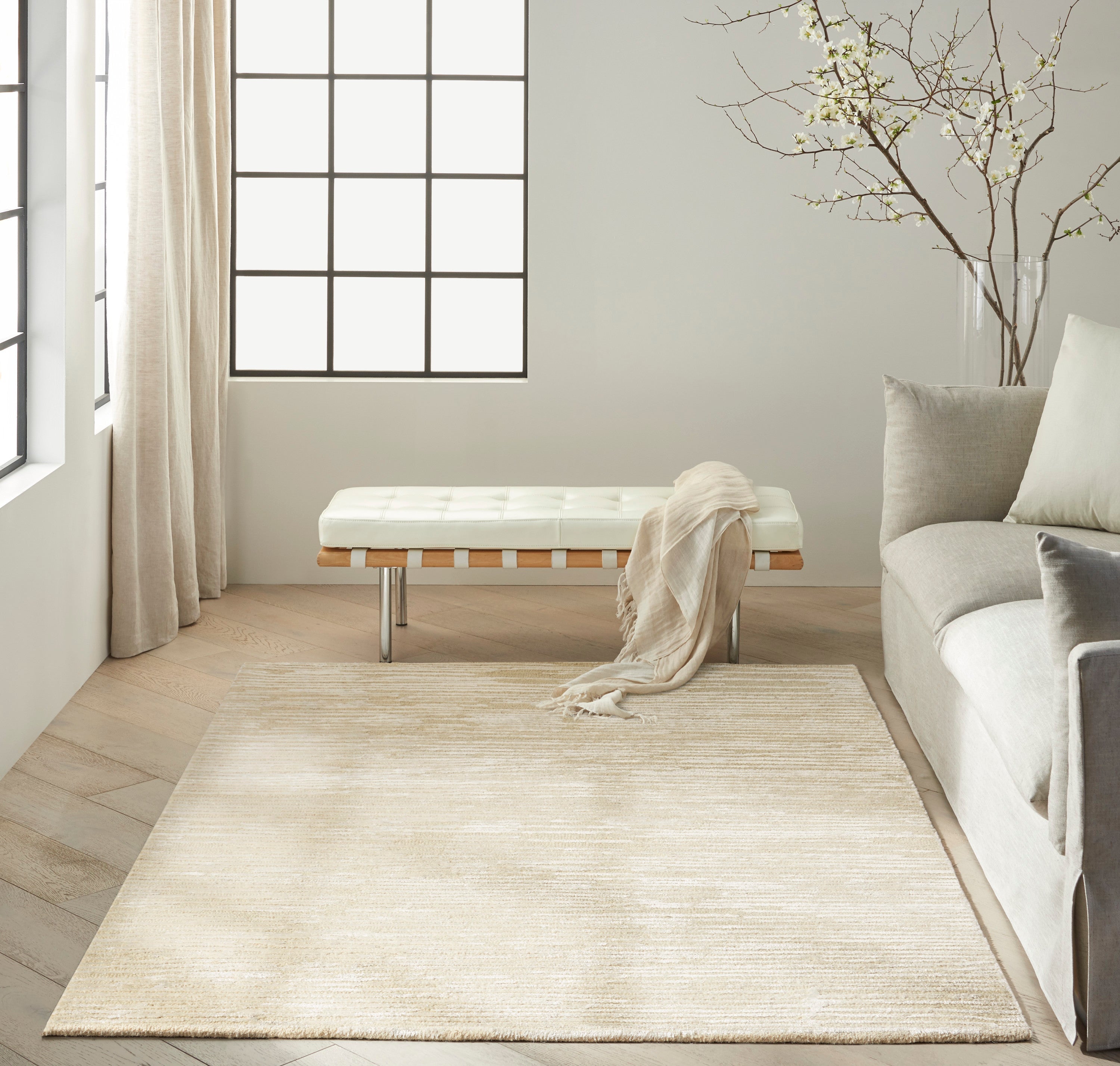 Linear Ivory Rug