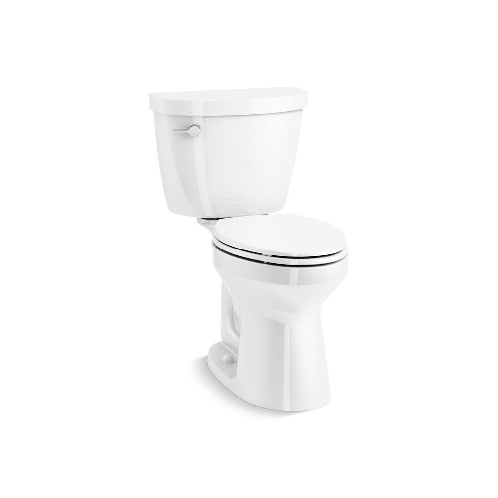 KOHLER Cimarron Rev 360 2-piece 1.28 GPF Single Flush Elongated Complete Solution Toilet in White Seat Included (3-Pack) K-31648-3-0