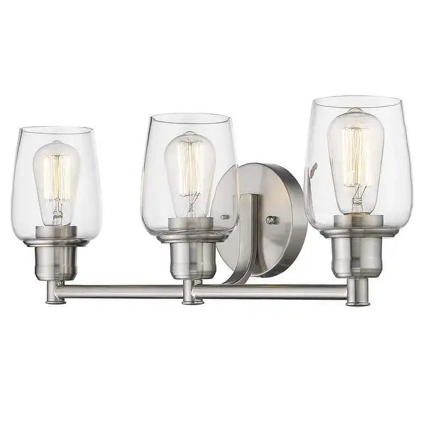 ModernBathroom Vanity Light With Clear Glass