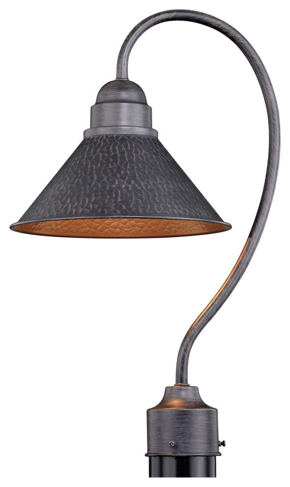 Vaxcel Lighting T0348 Outland 1 Light 20 quotTall Outdoor Single   Rustic   Post Lights   by HedgeApple  Houzz