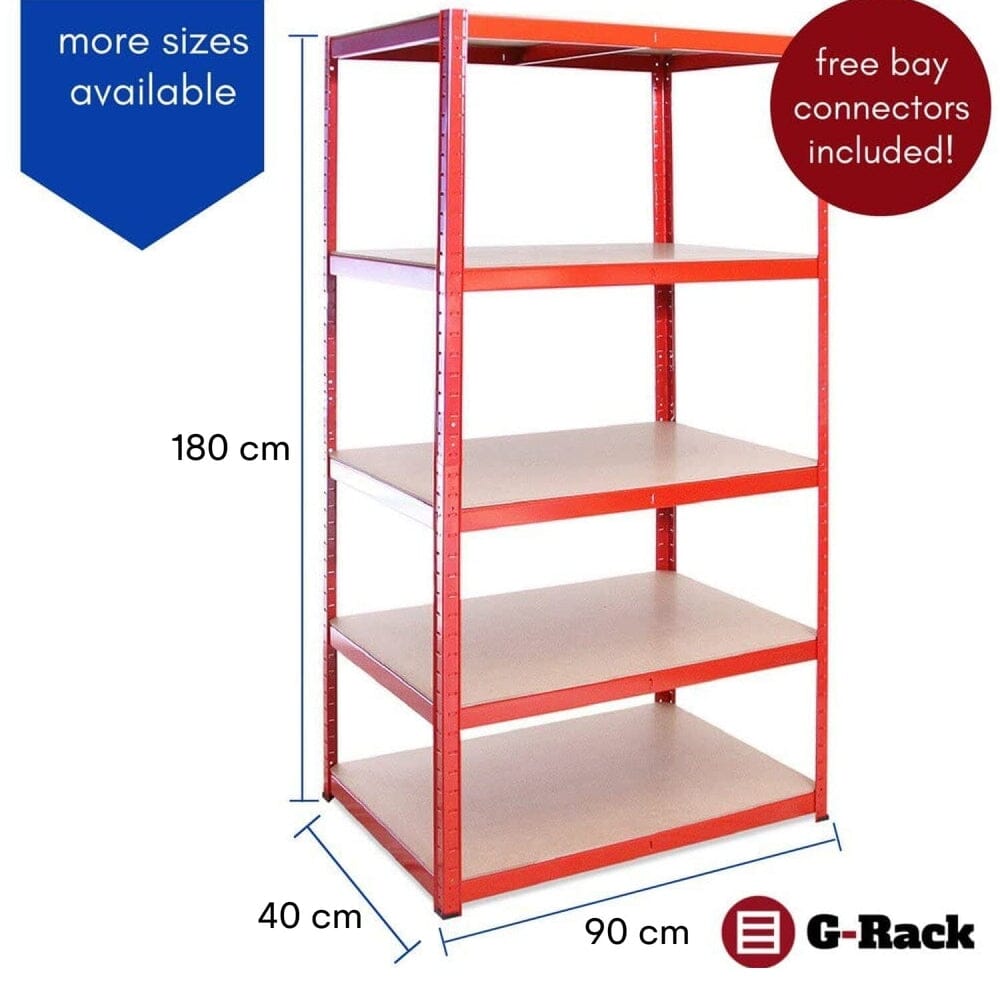 5 Tier Heavy Duty Boltless Shelving Unit