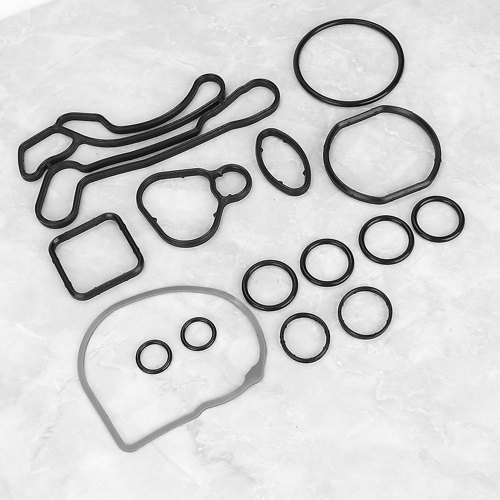 15pcs Engine Oil Cooler Gasket Seal O-ring 55354071 Fits For Chevrolet