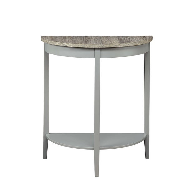 Half Moon Console Table， Entryway Table with Entryway， Hallway， Living Room， Foyer， Office