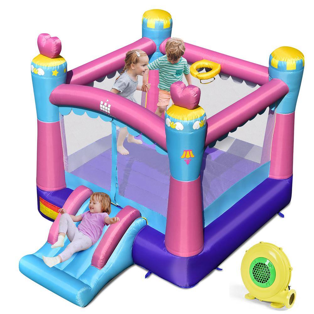 Costway Inflatable Bounce House 3-in-1 Princess Theme Inflatable Castle w480W Blower NP10534+EP24682