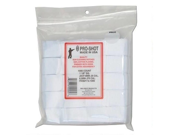 Pro-Shot Round 1/2 Inch Cleaning Patch .17-.22 Caliber 300 Count - 1 1/2-300