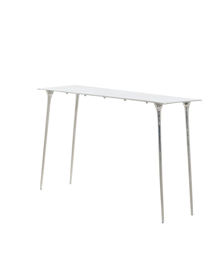 Rosemary Lane Aluminum Glam Console Table