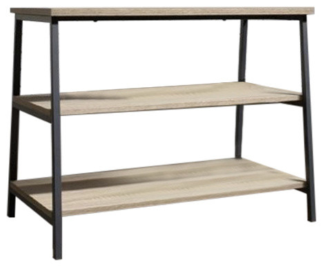 Pemberly Row Modern Engineered Wood TV Stand for TVs up to 32 quotin Charter Oak   Industrial   Entertainment Centers And Tv Stands   by Homesquare  Houzz