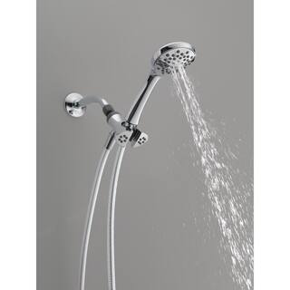 Peerless 3-Spray Patterns 1.75 GPM 3.5 in. Wall Mount Handheld Shower Head in Chrome 76341