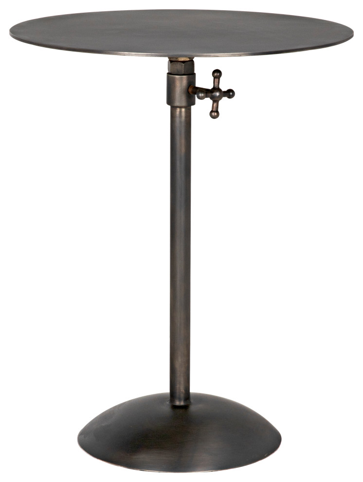 Felix Side Table  Gun Metal Finish   Industrial   Side Tables And End Tables   by Noir  Houzz