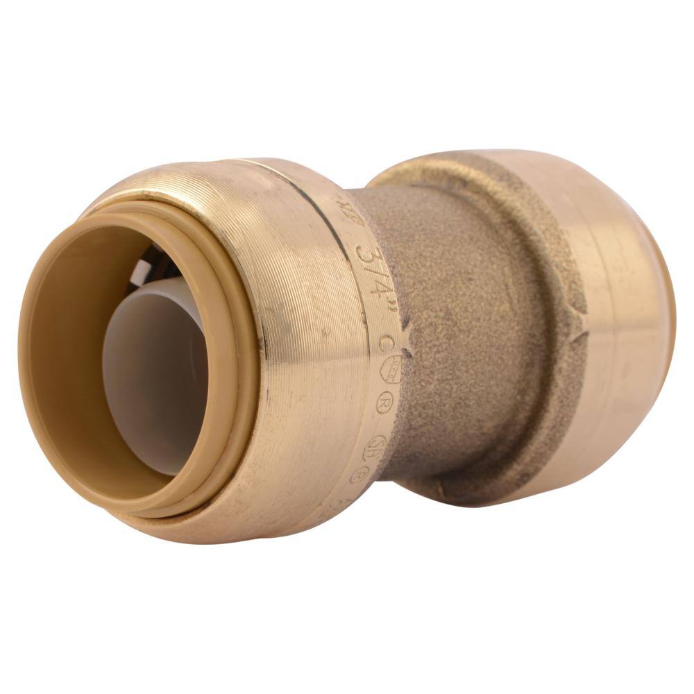 SharkBite 34 in. Push-to-Connect Brass Coupling Fitting Pro Pack (4-Pack) U016LFJ4