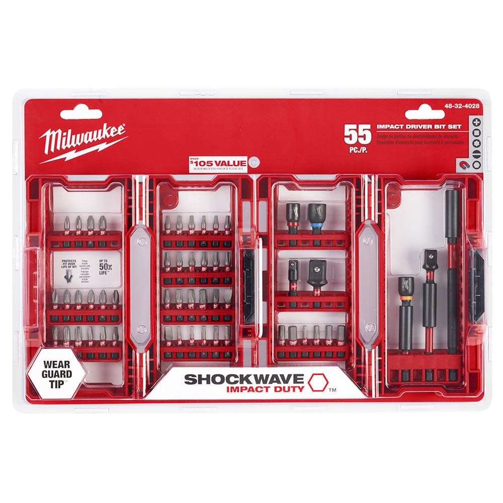 SHOCKWAVE™ 55-Piece Impact Drill and Drive Set ;