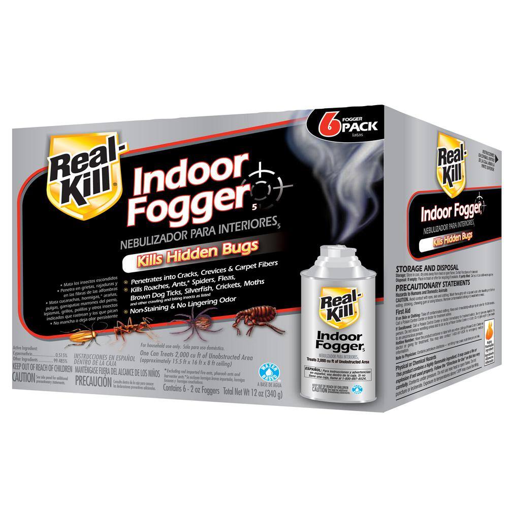 Real-Kill Indoor Fogger Insect Killer Aerosol (6-Count) HG-10064-2