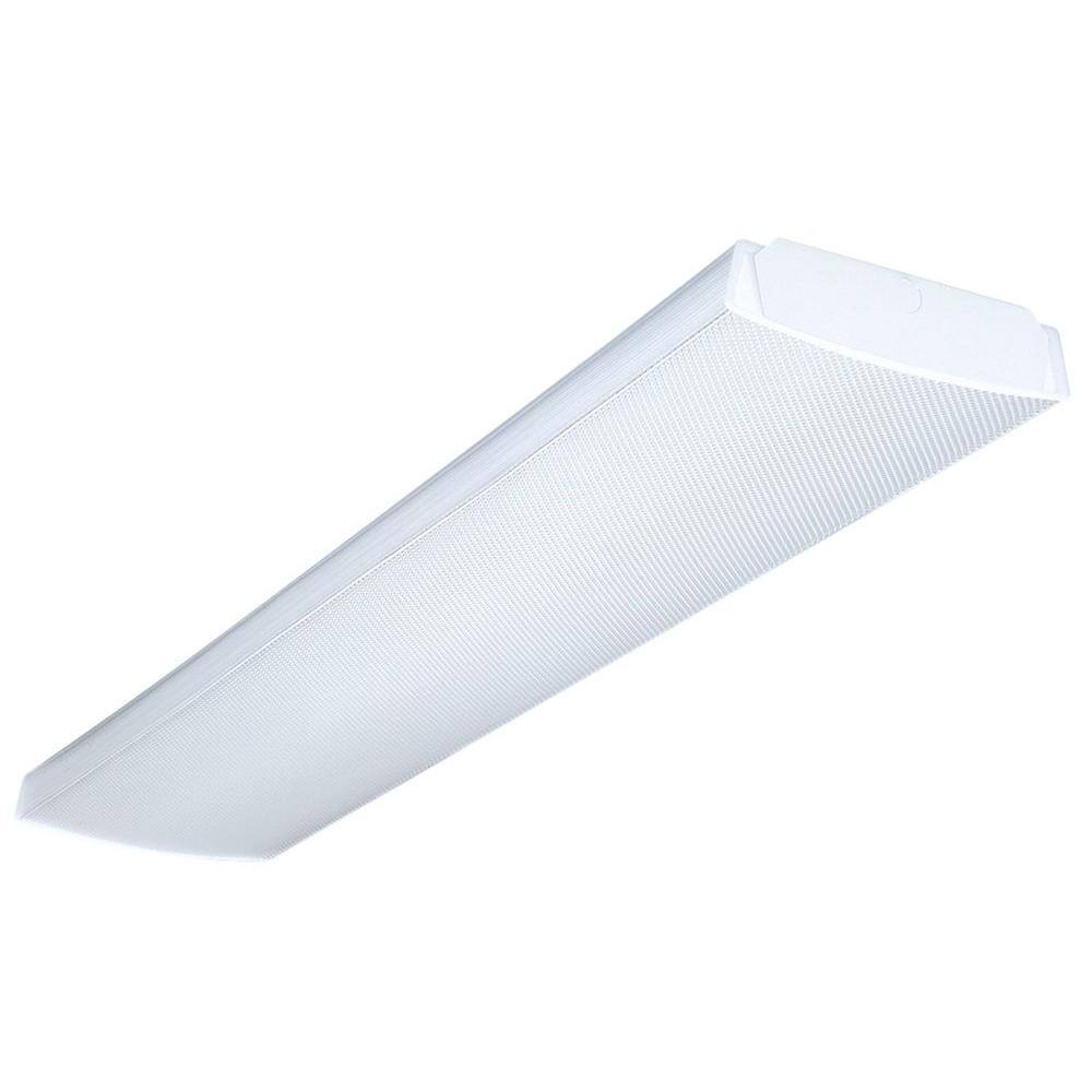 Lithonia Lighting 48 in. Wrap Multi-Volt 2-Light White Ballast Ceiling Flushmount LB 2 32 MVOLT MVIS