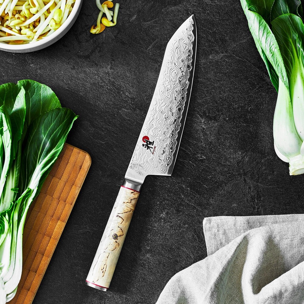 Miyabi Birchwood SG2 7 inch Rocking Santoku Knife
