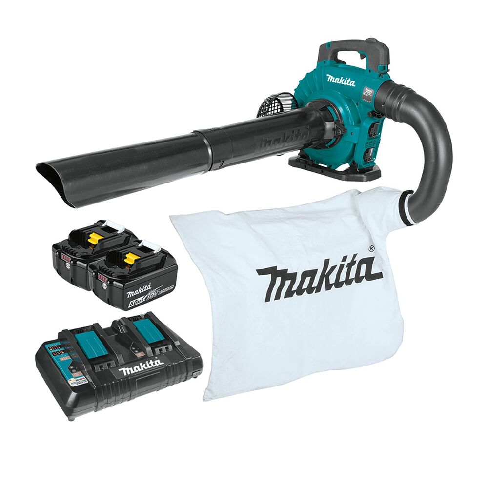 Makita XBU04PTV 36V (18V X2) LXT Brushless Blower Kit with Vacuum Attachment Kit