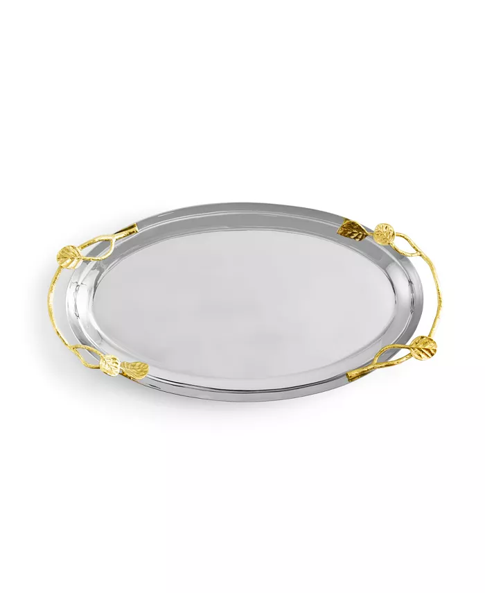 Michael Aram Botanical Leaf Gold Large Oval Tray