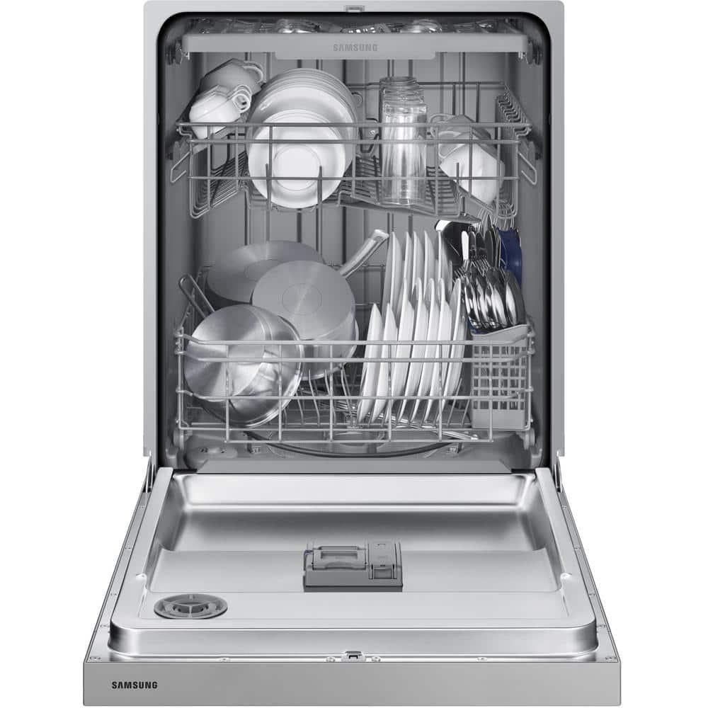  24 in Front Control Dishwasher in Stainless Steel with 3rd Rack 51 dBA