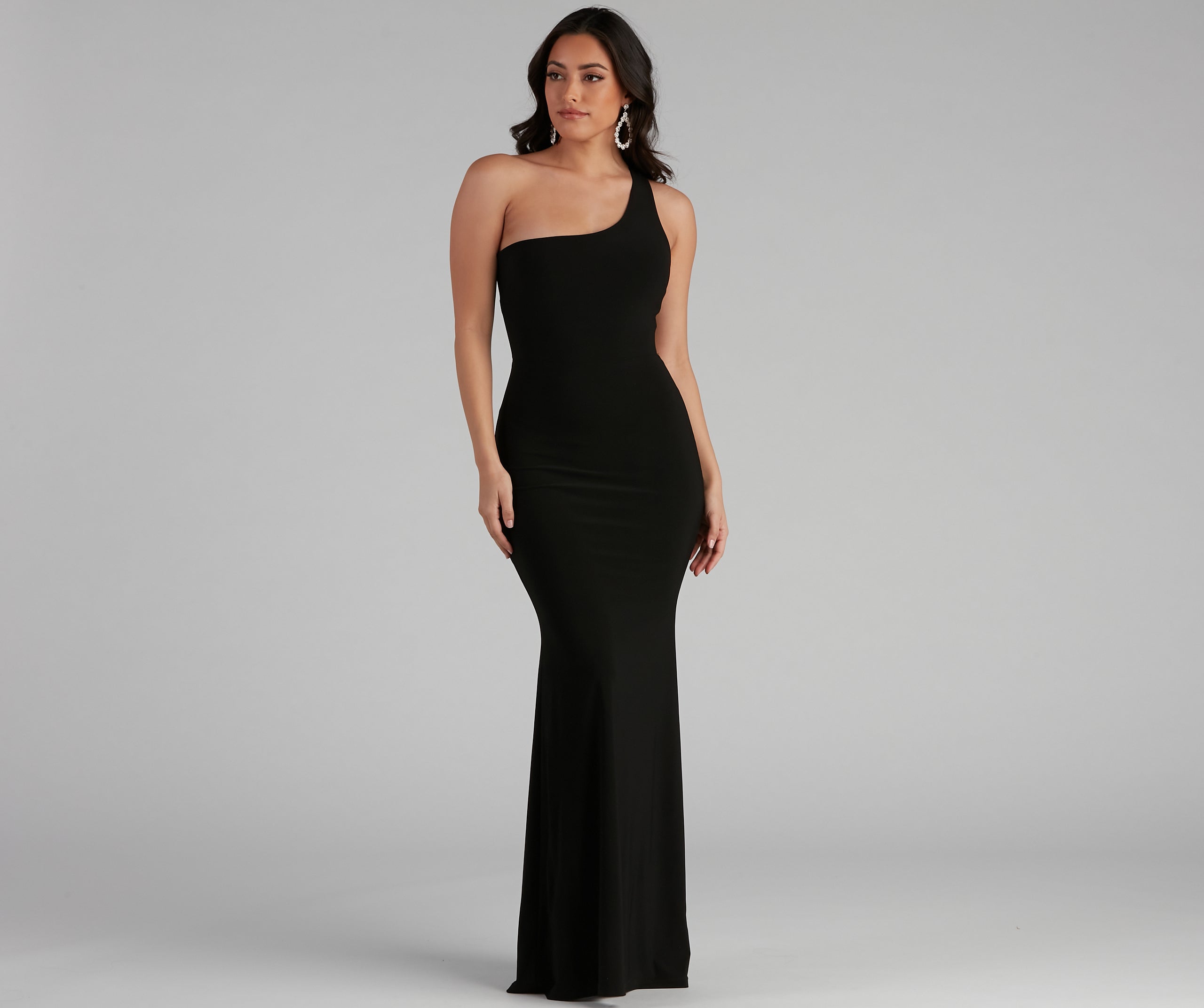 Leilani Formal One-Shoulder Open Back Dress