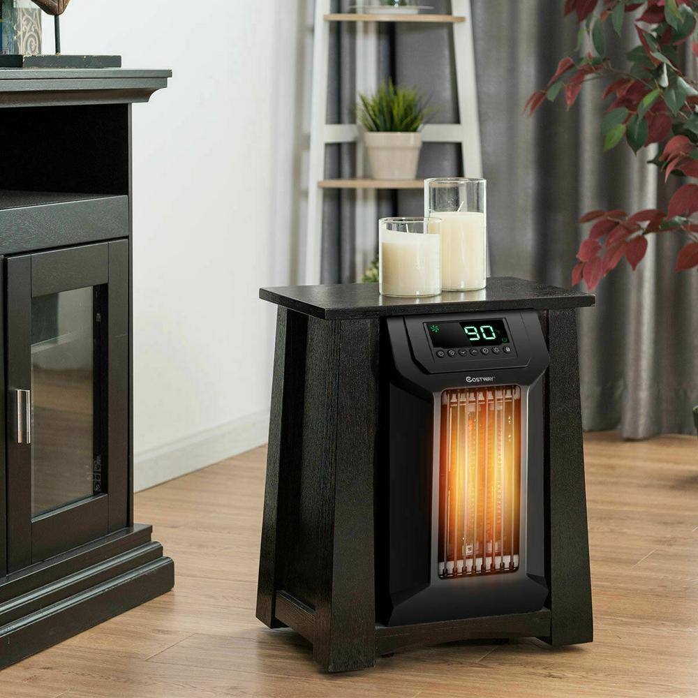 Costway 1500-Watt Electric Infrared Space Heater with LED Display Screen GHM0100