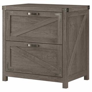 kathy ireland Cottage Grove Restored Gray 2 Drawer Lateral File Cabinet CGF129RTG-03