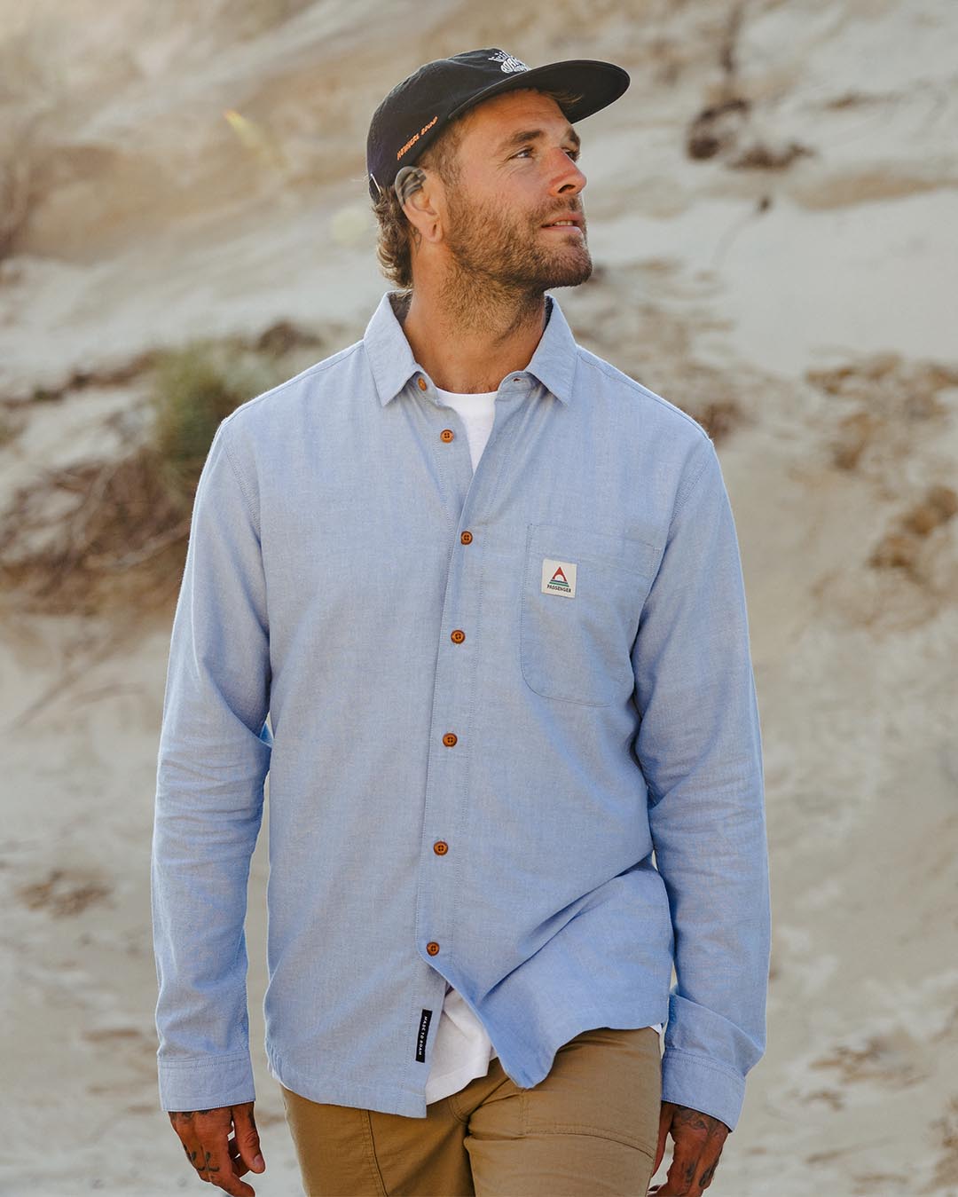 Arica Organic Shirt - Chambray