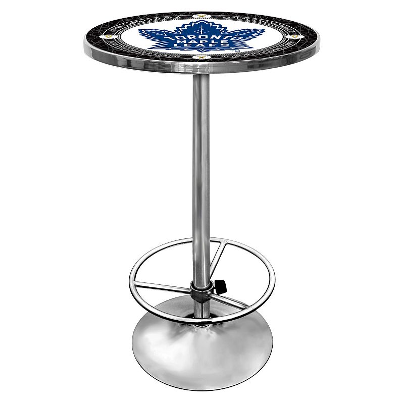 Toronto Maple Leafs Chrome Pub Table