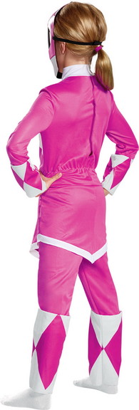 Morris Costumes DG67409 Girl's Pink Ranger Deluxe ...