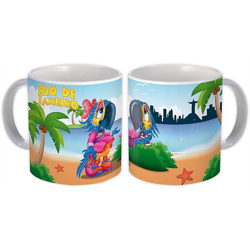 Gift Mug: Macaw Rio de Janeiro Parrot