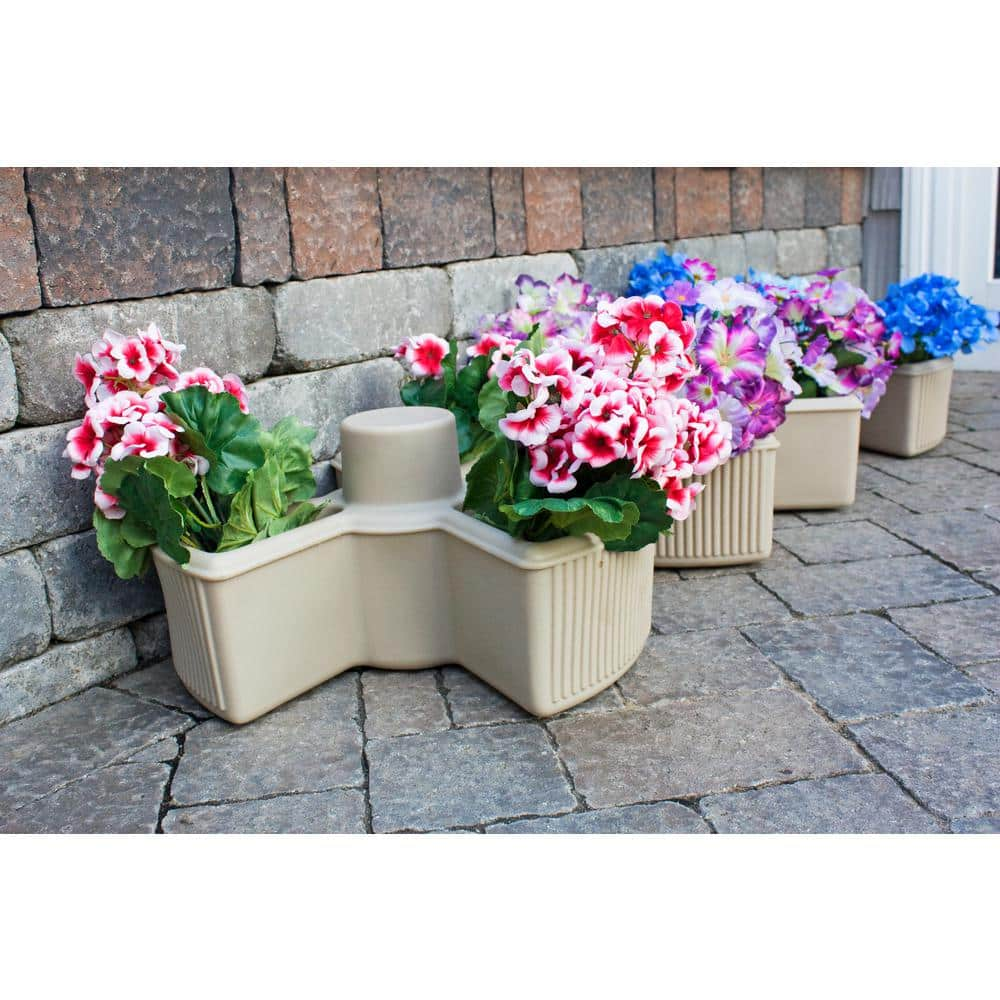 Good Ideas 19 in. Desert Sand Venetian Vertical Garden (3-Pack) VVG3-DES