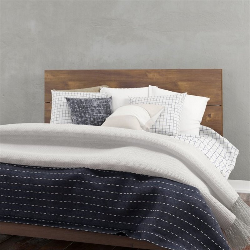 Nexera 365312 Full Size Headboard Truffle   Rustic   Headboards   by Homesquare  Houzz