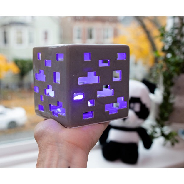 Ukonic Minecraft Ceramic Ore Block Led Mood Light 6 Inches Tall