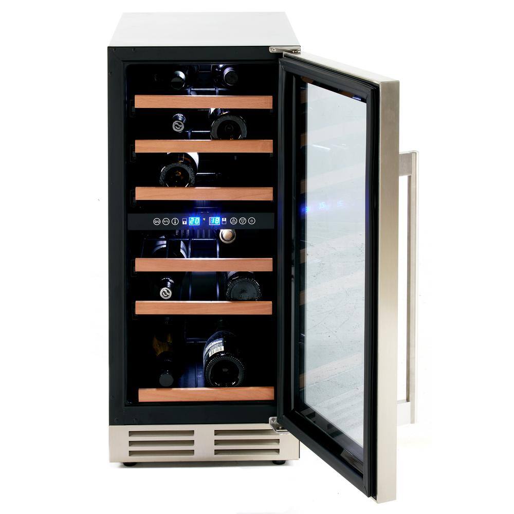 Avanti Dual-Zone 28-Bottle Free Standing Wine Cooler WCF282E3SD