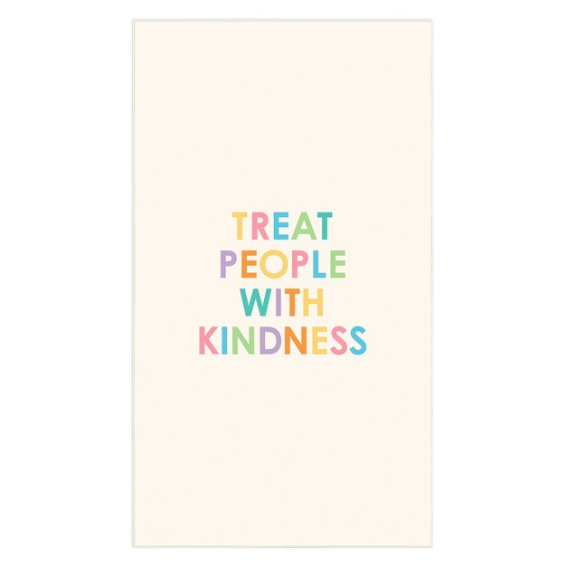 Socoart Treat People With Kindness Iii Tablecloth Deny Designs