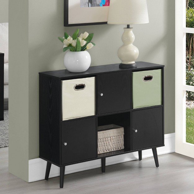 Extra Storage 3x2 3 Door Cabinet Console Table Breighton Home